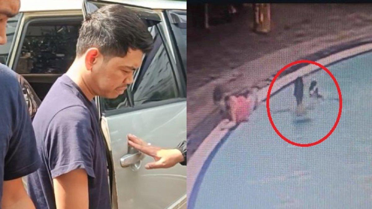 Rekaman CCTV beredar, kekasih Tamara Tyamara diduga sengaja tenggelamkan Dante