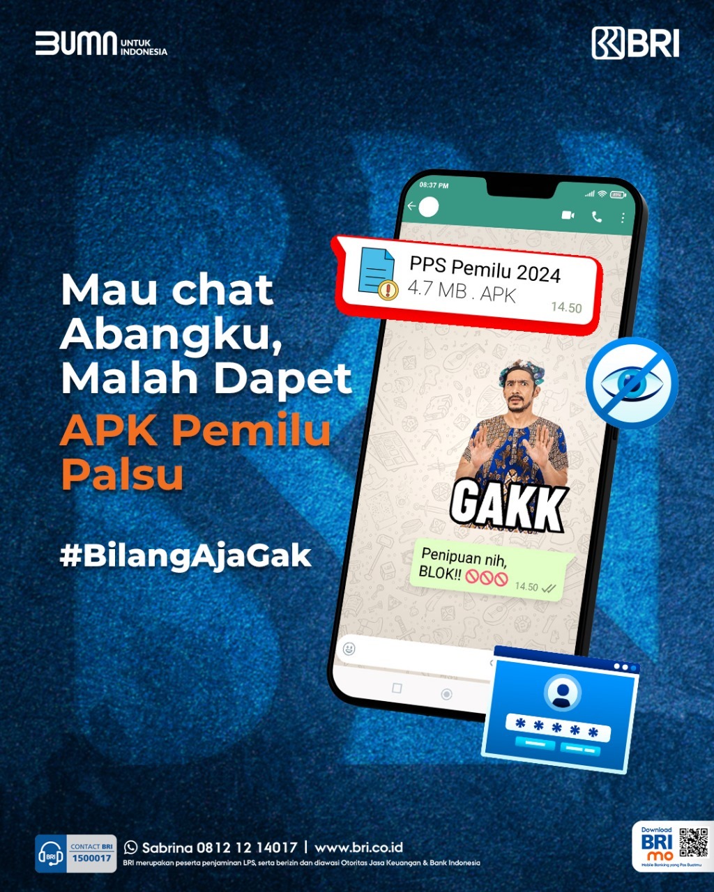 MODUS: Mendekati masa Pemilihan Umum (Pemilu) 2024, para fraudster mempunyai modus gaya baru, yakni membagikan undangan pemilu dalam wujud file apk.