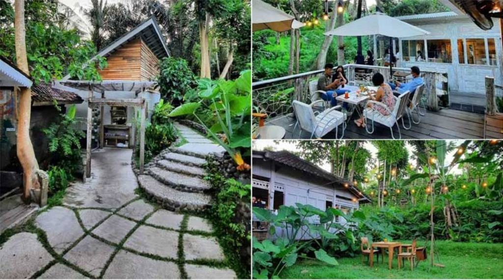 ADEM: Suasana unik tempat kuliner Cafe Lusi & Pakan Bali mengdopsi atmosfire Ubud yang nyaman dan adem di Kota Denpasar.