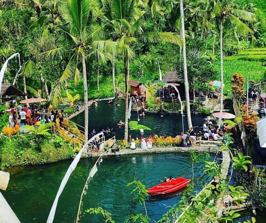 KOLAM: Telaga Surya Natural Pool Bali tawarkan cara unik untuk menikmati alam saat liburan.  Ada kolam renang hingga tempat glamping  dengan harga tiket sangat murah.