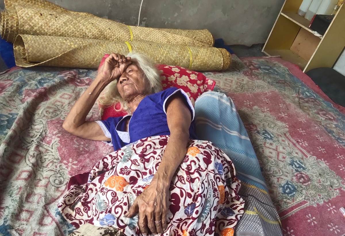 Kondisi Ketut Puji yang rumahnya terbakar di Gianyar, Bali