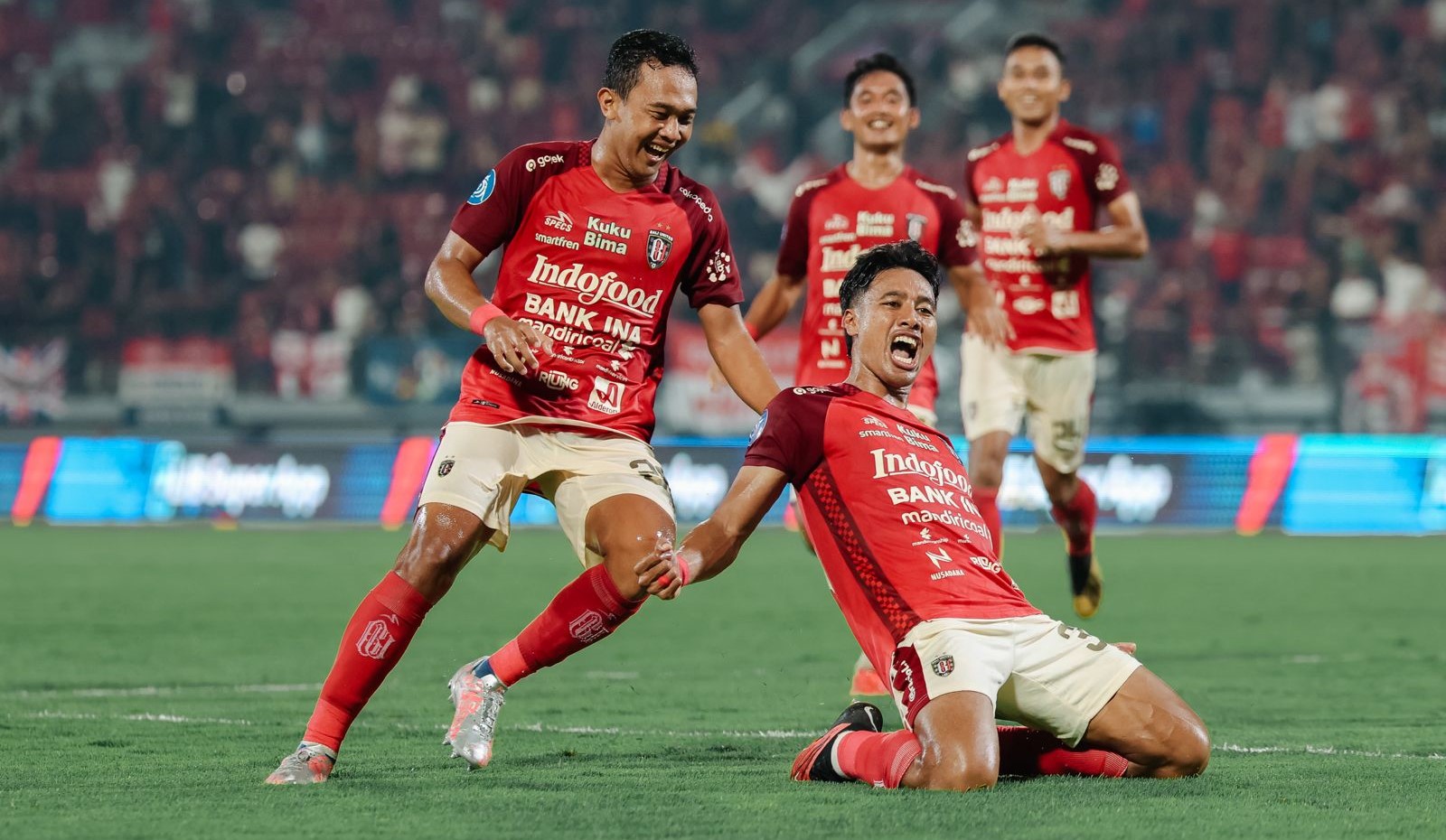 Laga Bali United saat menghadapi Persis Solo di Stadion Dipta, Gianyar, Bali, Kamis, 29 Februari 2024.