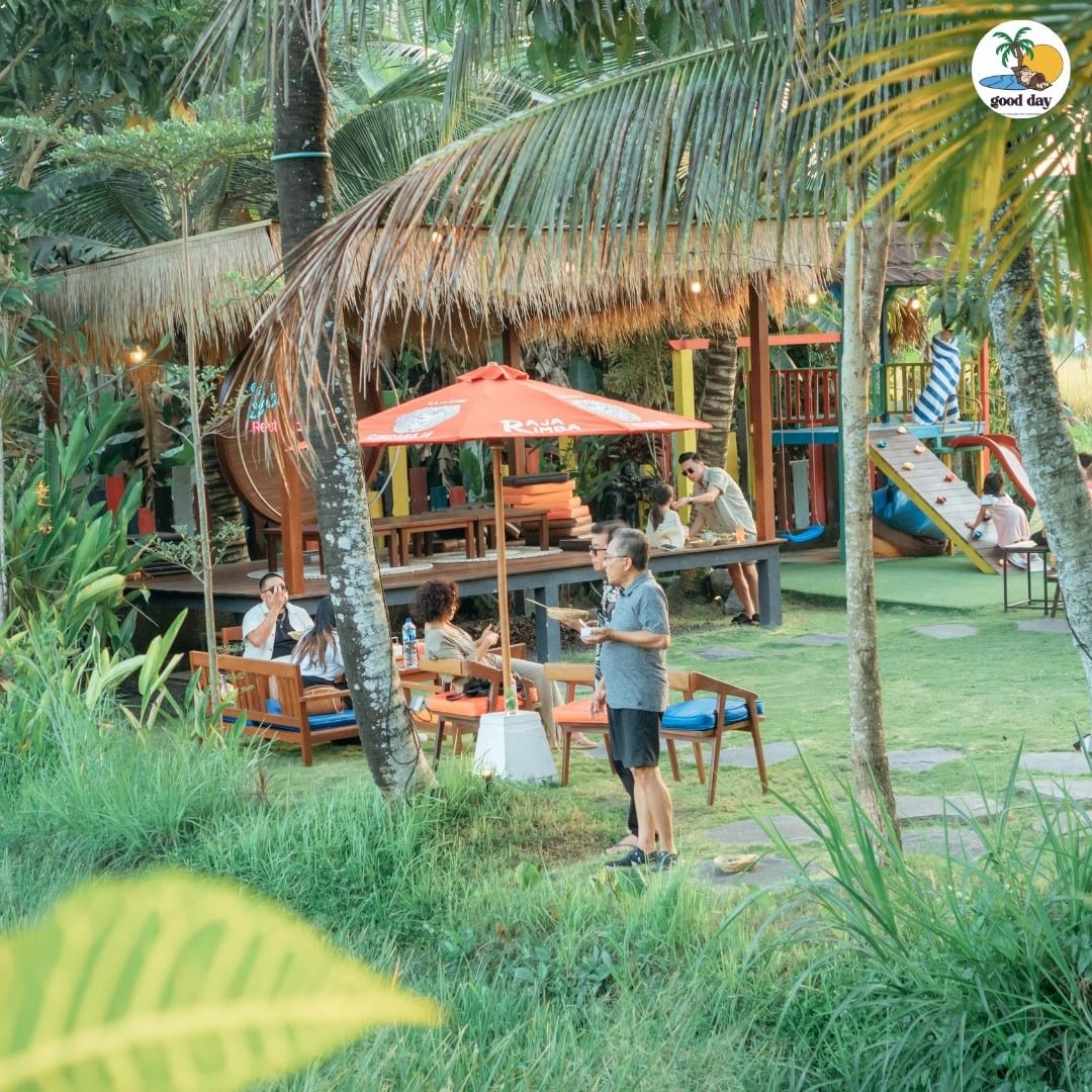SERU: Good Day Resto yang berada di Ubud Bali memiliki berbagai kegiatan seru untuk para pengunjung, terutama untuk paket family.