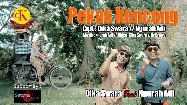 Ngurah Adi berduet dengan Dika Swara di lagu Pekak Kenceng