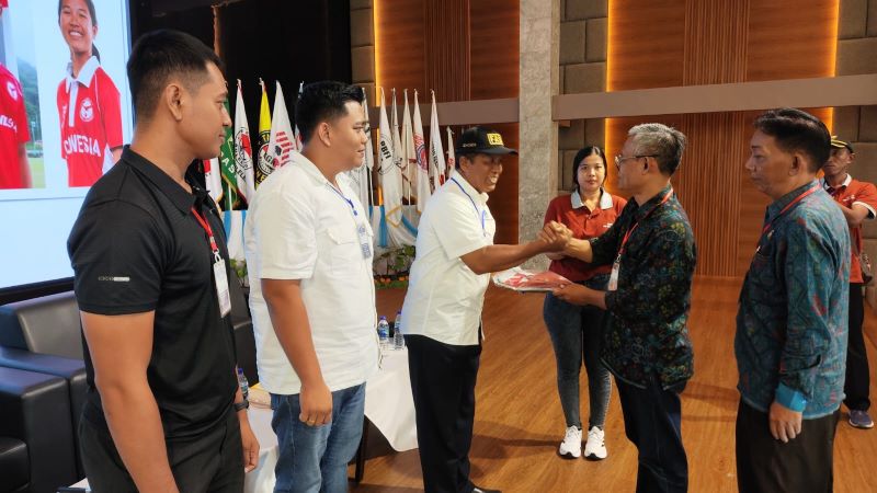 Penerimaan cabang olahraga (cabor) baru dalam keanggotaan KONI Buleleng, Selasa, 5 Maret 2024.