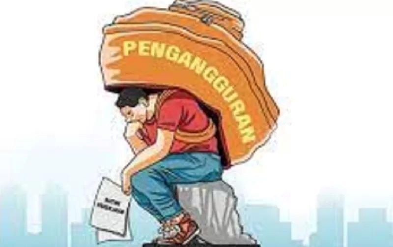Ilustrasi pengangguran di Karangasem, Bali.