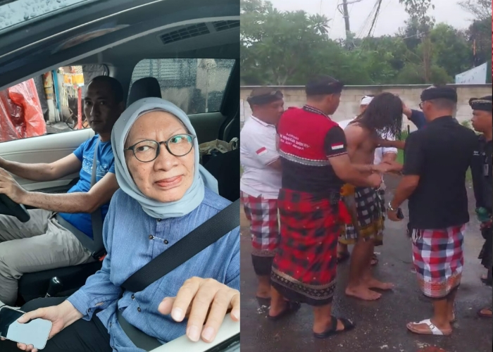 KELUYURAN : Tangkapan layar sejumlah orang yang melanggar saat Hari Raya Nyepi.