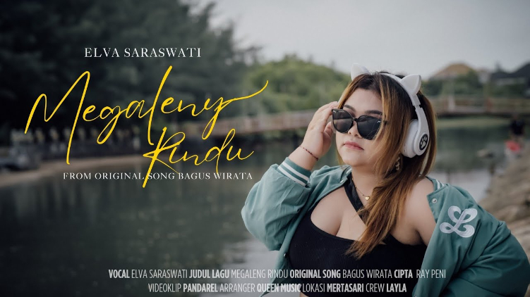 Penyanyi Elva Saraswati mengcover lagu Megaleng Rindu