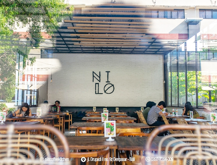 Nilo Coffee & Kitchen salah satu cafe yang banyak dikunjungi di Denpasar