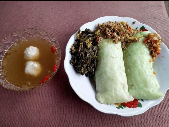 Penyajian entil yang siap disantap