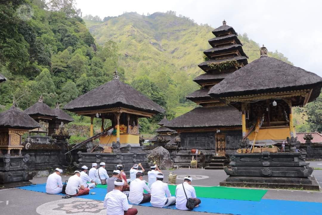 Pura Pancering Jagat Trunyan di Trunyan, Kintamani, Bangli, Bali.