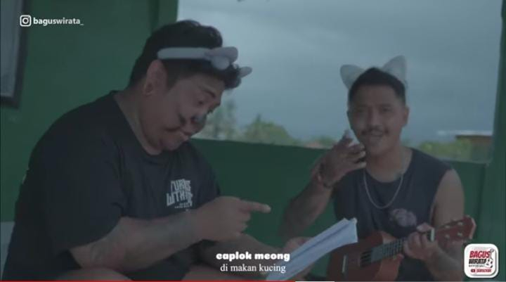 Penyanyi Bagus Wirata rilis lagu &ldquo;Caplok Meong&rdquo;