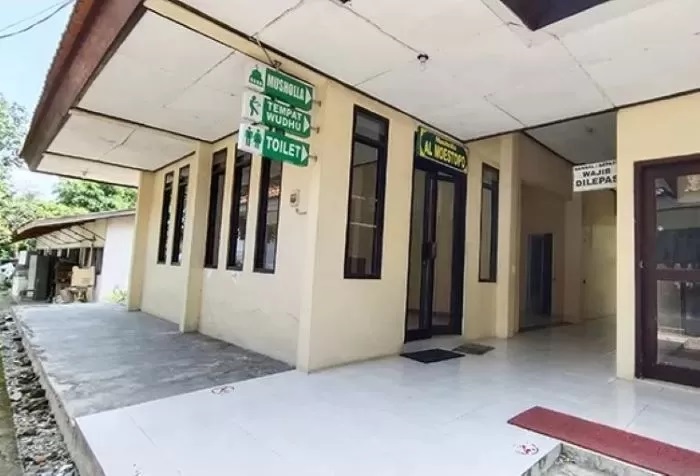 TKP Mushola tempat sejoli berbuat mesum. (Radar Kediri)