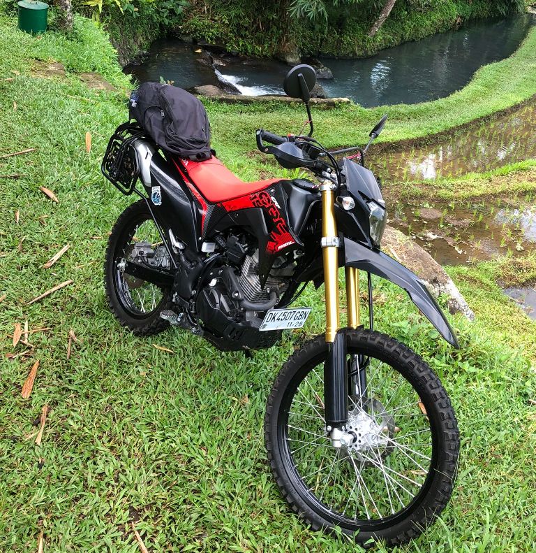 Sepeda motor Honda CRZ Trail DK 4507 GBN yang hilang di Tabanan, Bali.