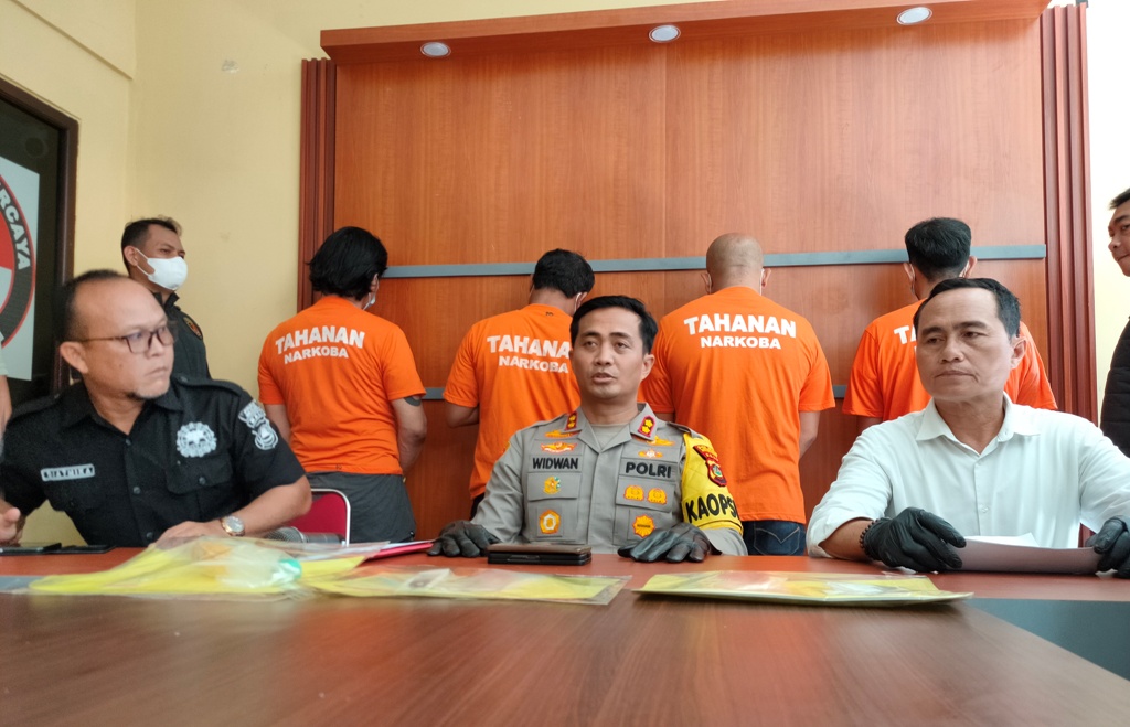 Rilis pengungkapan kasus narkoba di Polres Buleleng