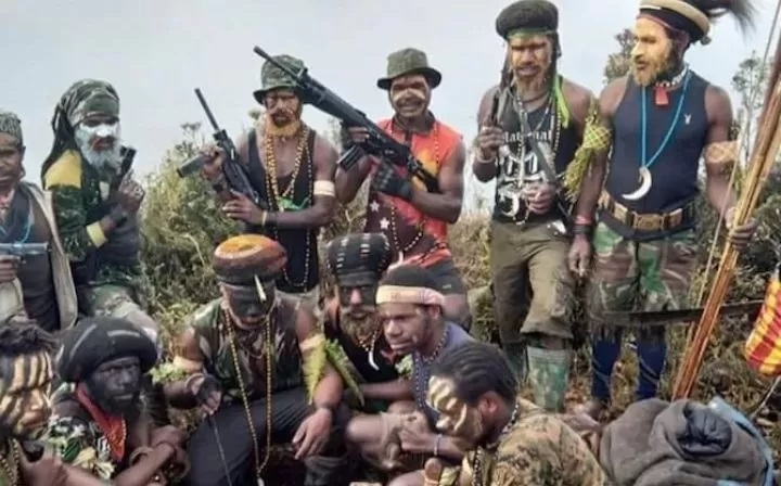 Kelompok Kriminal Bersenjata Papua. (Jawa Pos)