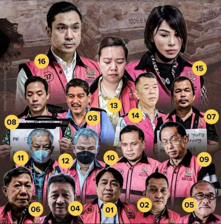 Daftar orang-orang yang terlibat dalam korupsi timah salah satunya Harvey Moeis ( (instagram @scaryjournal))