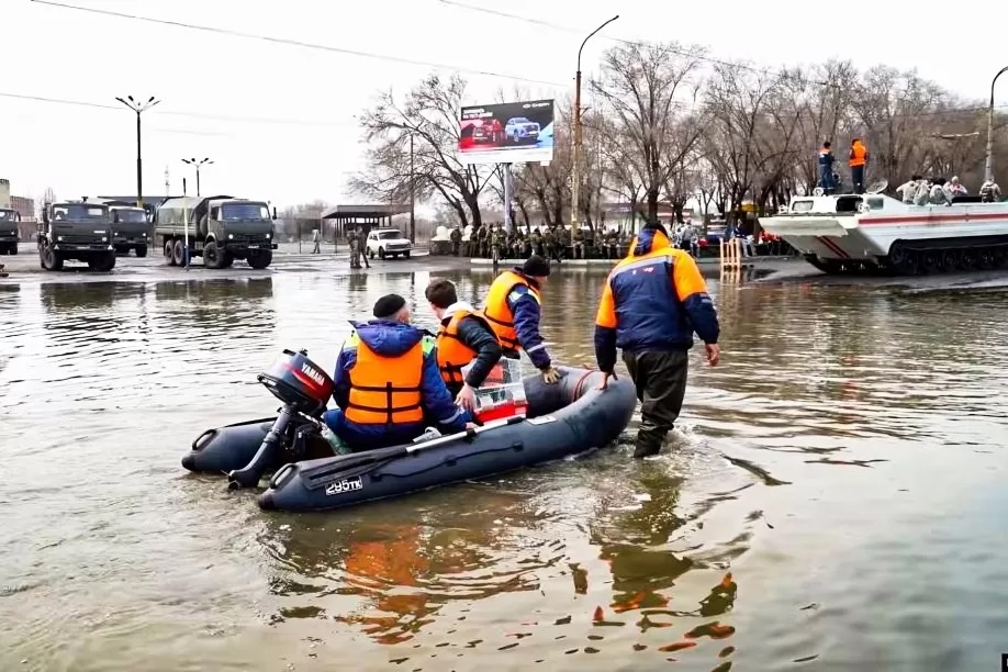 Banjir di Rusia Kazakhtan. (Voice of America)