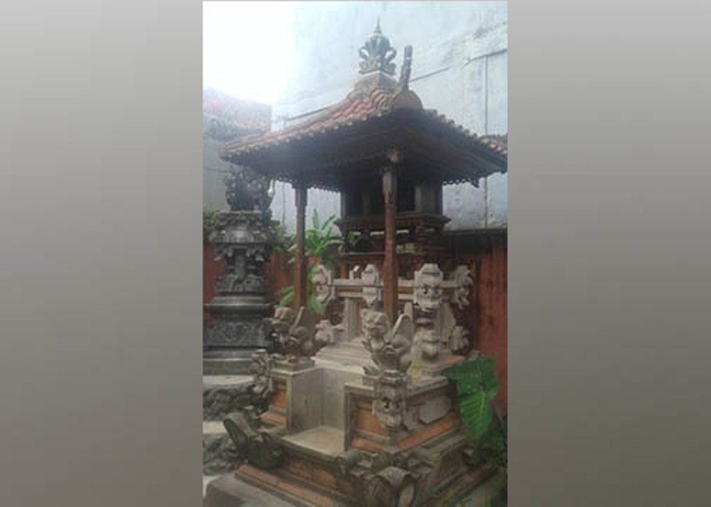 SANGGAH: Salah satu bangunan tradisional Bali yang dibuat berdasarkan aturan-aturan tertentu oleh para arsitektur sehingga memiliki keindahan.