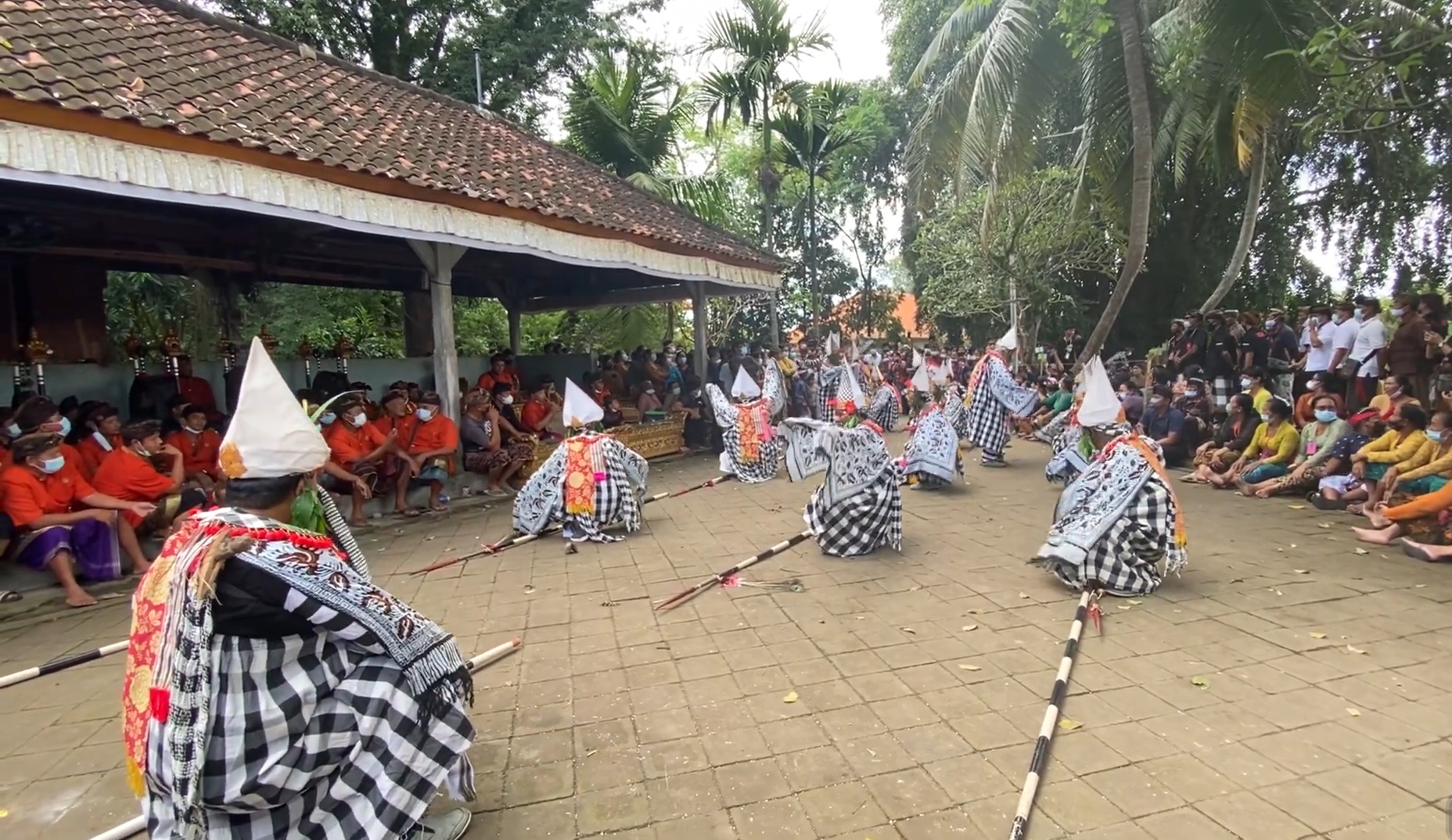 ULAR POLNEG: Kisah munculnya ular poleng menguatkan keyakinan masyarakat Desa Tegal Darmasaba Bali tentang keberadaan Tari Baris Poleng Katekok Jago.