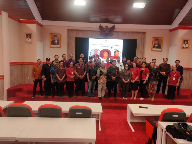 sosialisasi keterbukaan informasi publik desa tahun 2024 di kabupaten Bangli