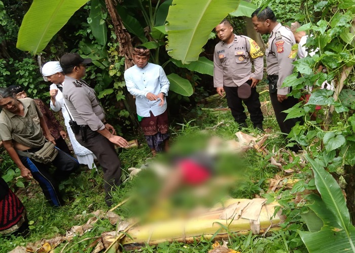 GEGER : Olah TKP dan proses evakuasi jenazah.