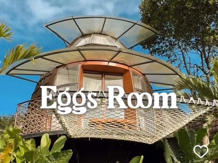 Eggs Room penginapan unik yang berasa di dalam The Blooms Garden