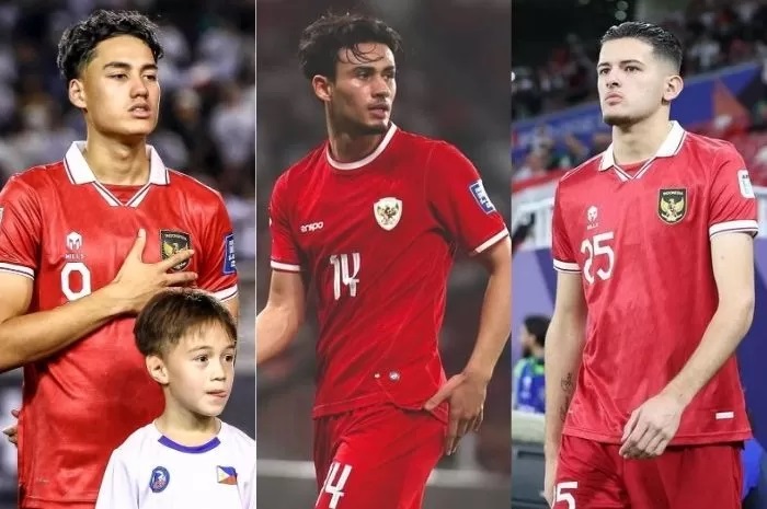MENYALA: Tiga pemain Timnas Indonesia U-23 perlahan menunjukkan kualitasnya dengan berkontribusi positif di Piala Asia U-23. (Instagram Rafael Struick, Nathan Tjoe-A-On, Justin Hubner)