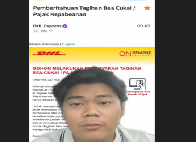 Akun @radhikaalthaf mengeluhkan pajak sepatu yang dibelinya mencapai puluhan juta Rupiah