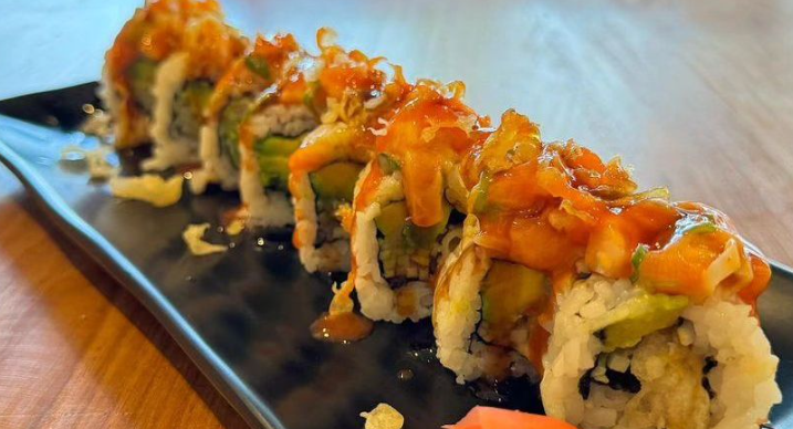 Salah satu menu di Eiji Sushi, Singaraja, Kabupaten Buleleng, Bali.