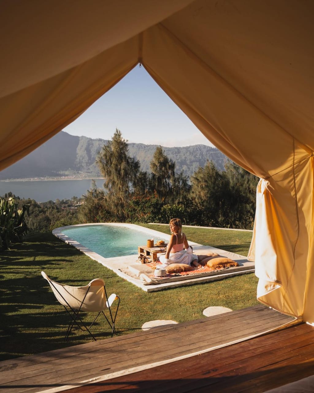 HONEYMOON: Hideaway Glamping disebut tempat camping paling (very) beautiful and  wonderfull di Kintamani Bali, cocok untuk honeymoon.