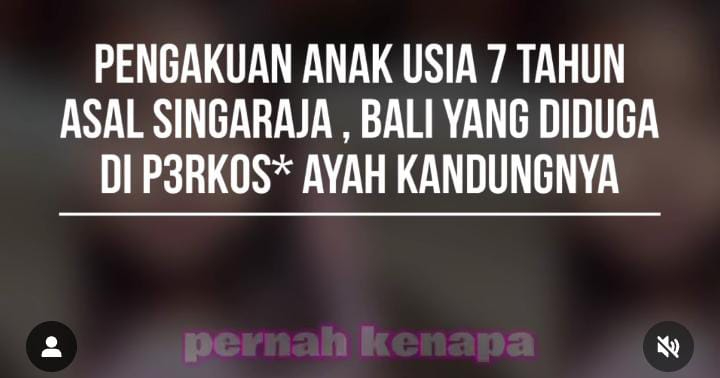 Melalui akun Joni Aryawan Dematre, Ayah kandung yang diduga perkosa anak sebut dirinya difitnah