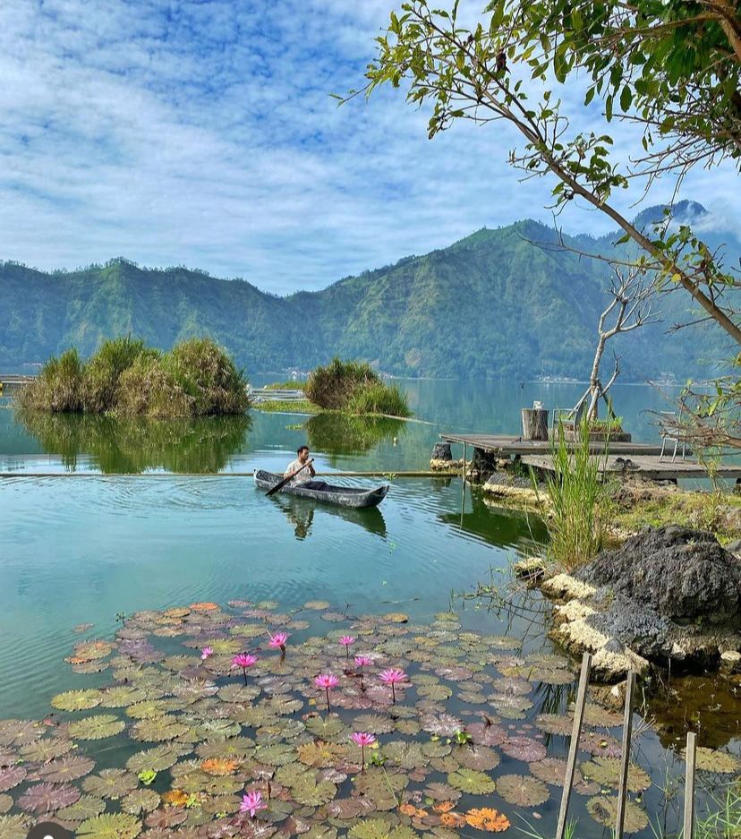 GUNUNG: Njung Bali Camp tawarkan pemandangan Gunung Abang dan Danau Batur Kintamani Bali. Glamping murah dengan fasilitas menarik.