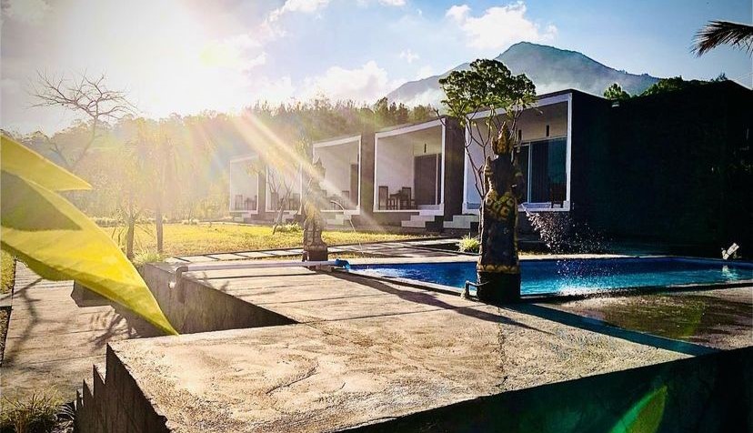 Kintamani Gold View menghadap timur bisa melihat langsung pemandangan indahnya Gunung Abang.
