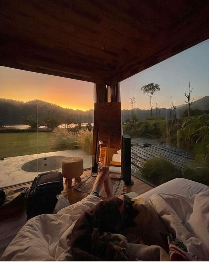 HONEYMOON: La Jempana merupakan tempat glamping istimewa di Kintamani Bali dengan berbagai fasilitas yang cocok untuk honeymoon.