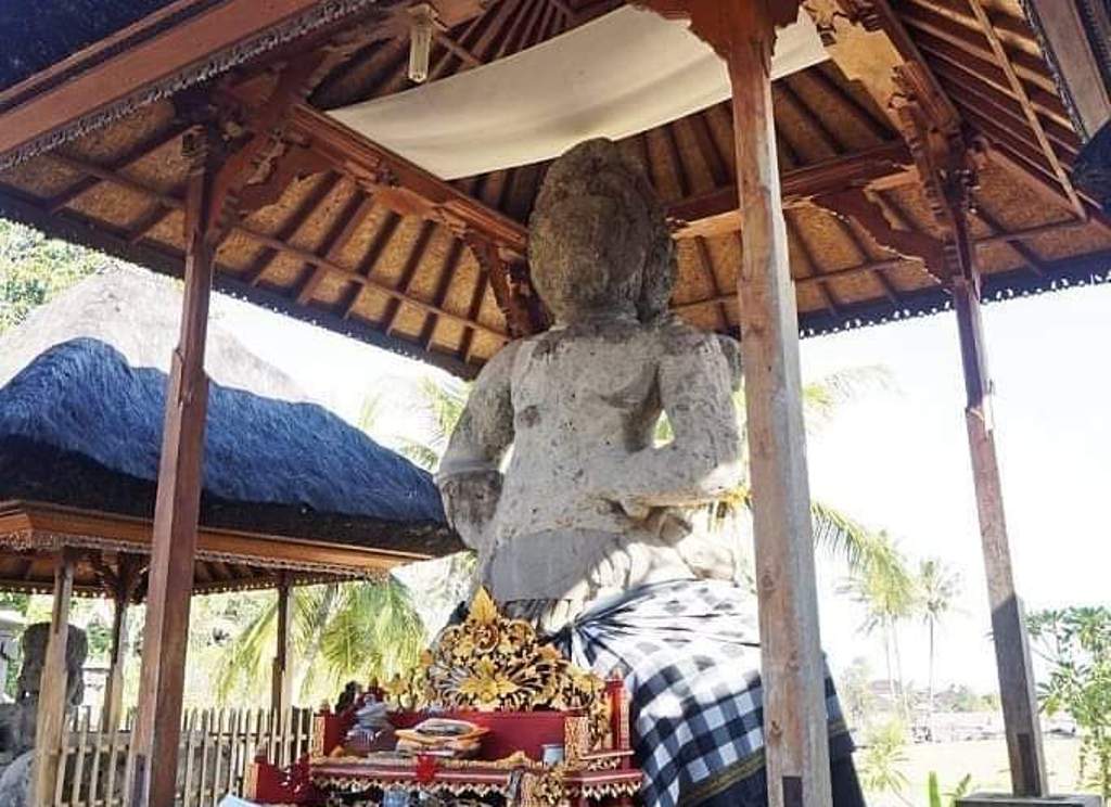 Arca di Pura Kebo Edan Pejeng, Gianyar, Bali.