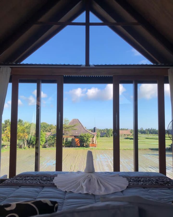 STAYCATION: Selain tempat glamping di Kintamani Bali, staycation murah ada di dekat objek wisata Ubud. Hanya 1,5 jam dari Bandara Ngurah Rai.