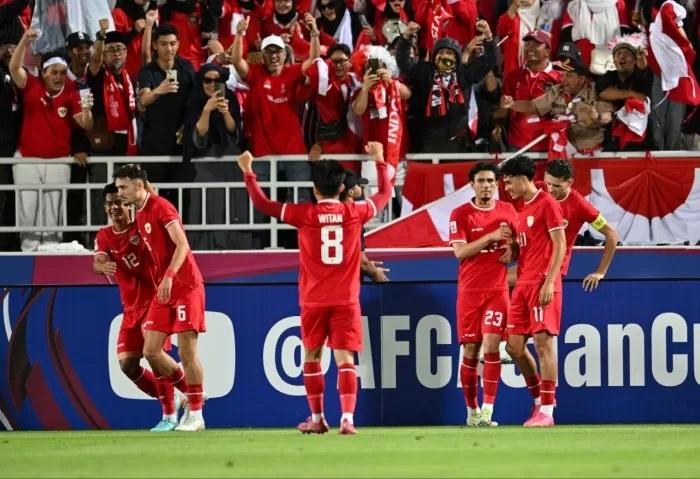 MASIH ADA ASA: Gol Ivar Jenner gagal bawa Timnas Indonesia U-23 lolos otomatis ke Olimpiade 2024. (PSSI)