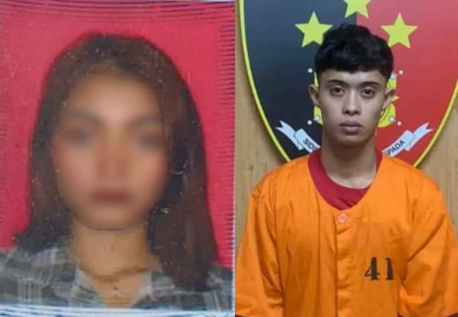 Tersangka dan korban pembunuhan PSK di Kuta, Bali.