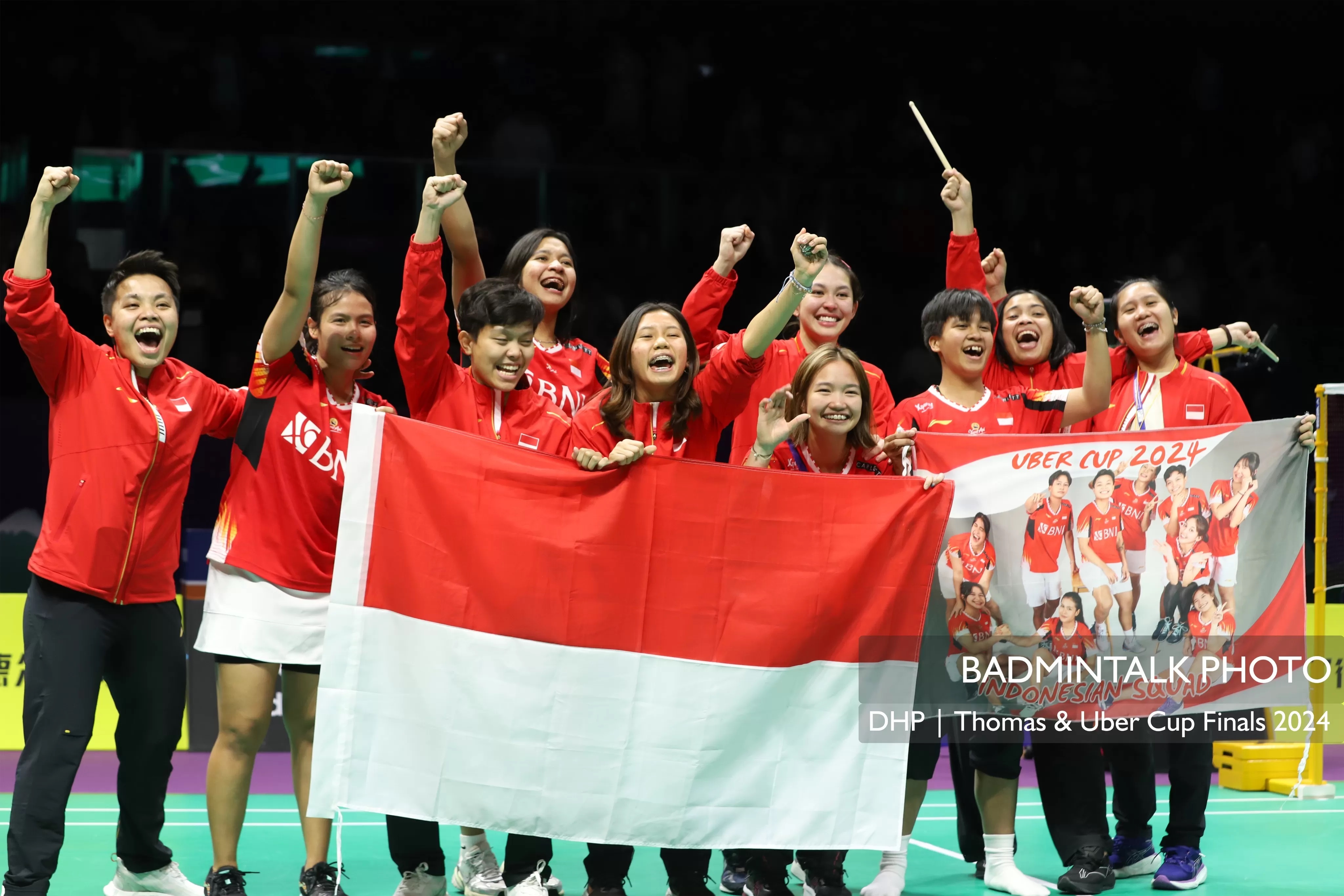 Tim putri Indonesia lolos final Piala Uber 2024