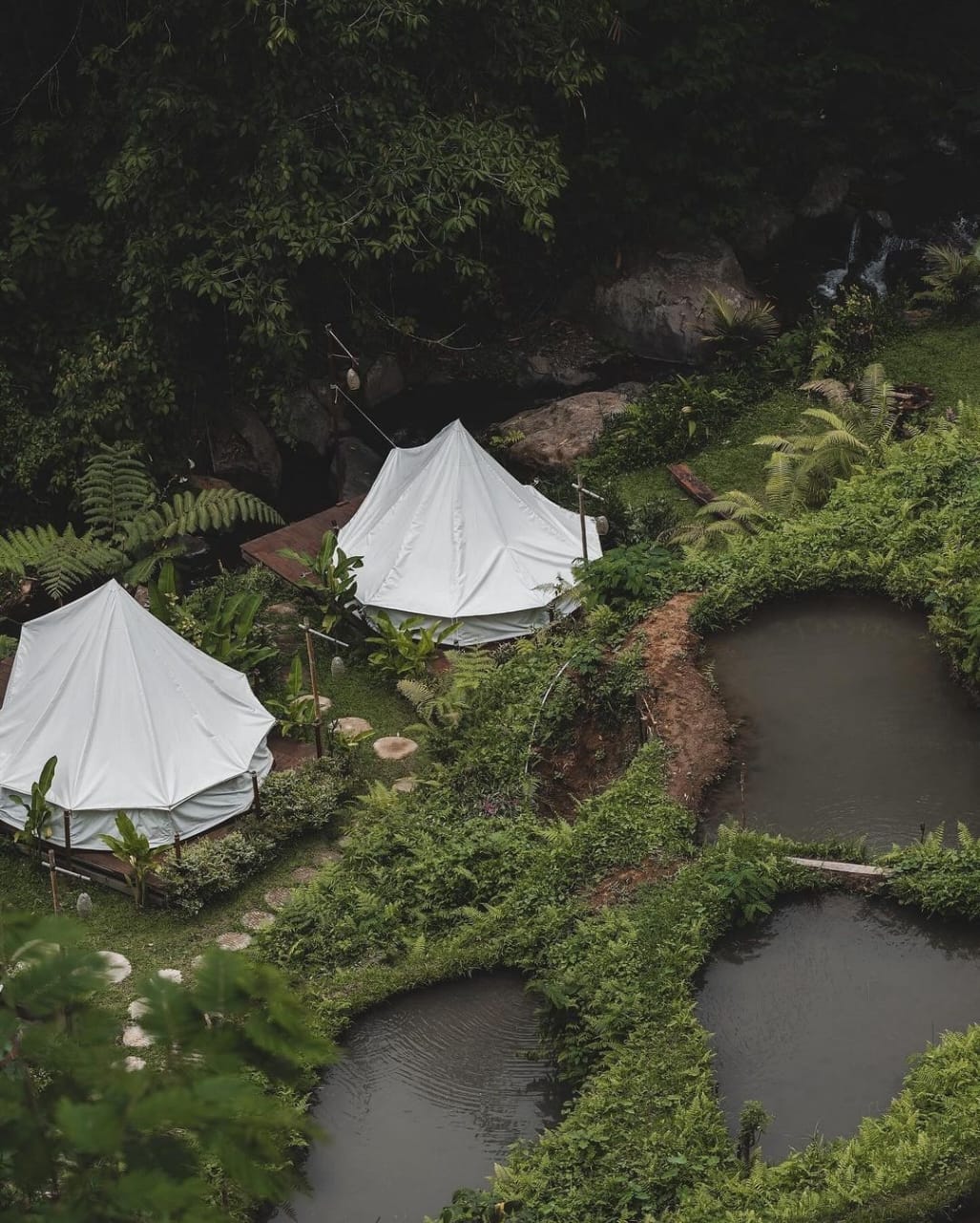 HIDDEN GEM: Tempat glamping ini merupakan hidden sesungguhnya. Lokasinya tidak jauh dari Kintamani Bali dan Bedugul.