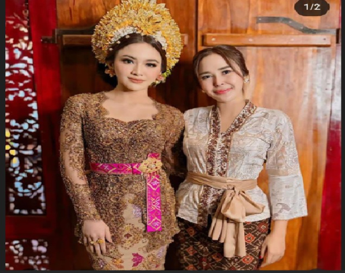 Penampilan menawan Mahalini saat acara mepamit tak terlepas dari sentuhan MUA ternama dari Bali