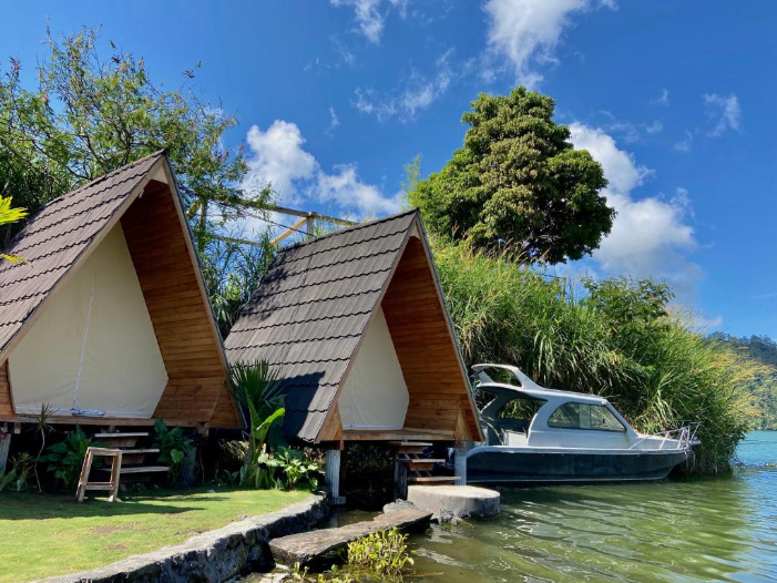 Bintang Danu menjadi salah satu glamping di Kintamani yang wajib dikunjungi