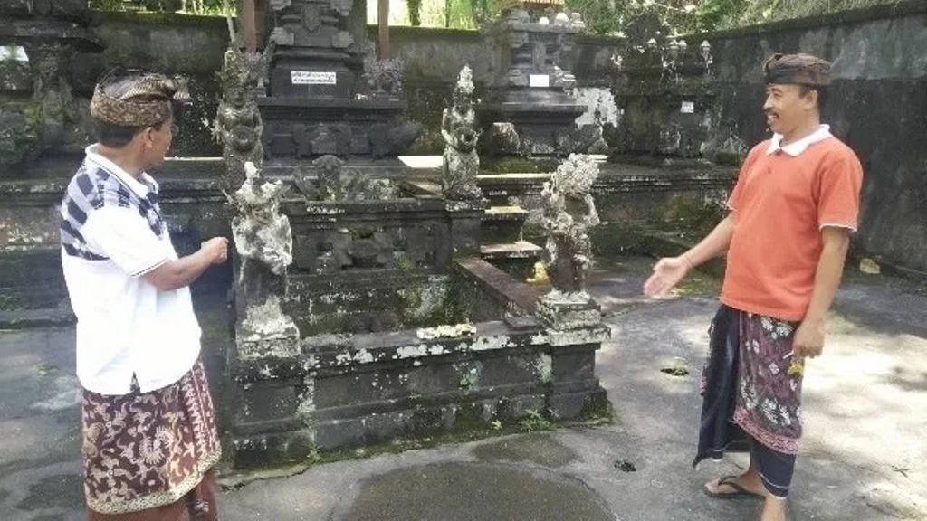 Pura Tirta Celempung di Desa Adat Besang Kawan Tohjiwa, Kelurahan Semarapura Kaja, Kabupaten Klungkung, Bali