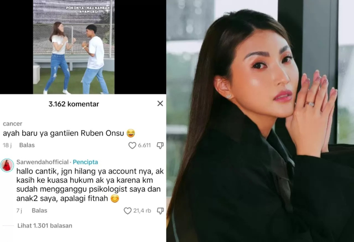 Unggahan Sarwendah dipenuhi dengan komentar haters