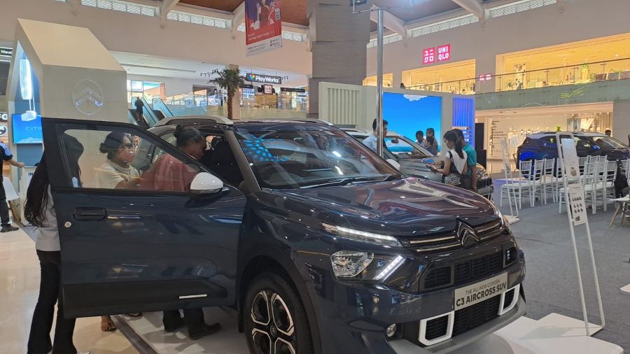The All-New Citroen C3 Aircross SUV secara resmi di Mall Bali Galleria, Kuta, Bali pada Selasa, 14 Mei 2024.