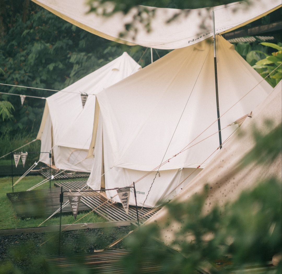 LEBIH GLAMPING: Salah satu glamping di kawasan hutan Jatiluwih yang tidak terlalu jauh dari Kintamani Bali. Tawarkan berbagai aktivitas seru.