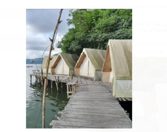 Star Lake Glamping menjadi salah satu glamping unik di atas Danau Batur Kintamani