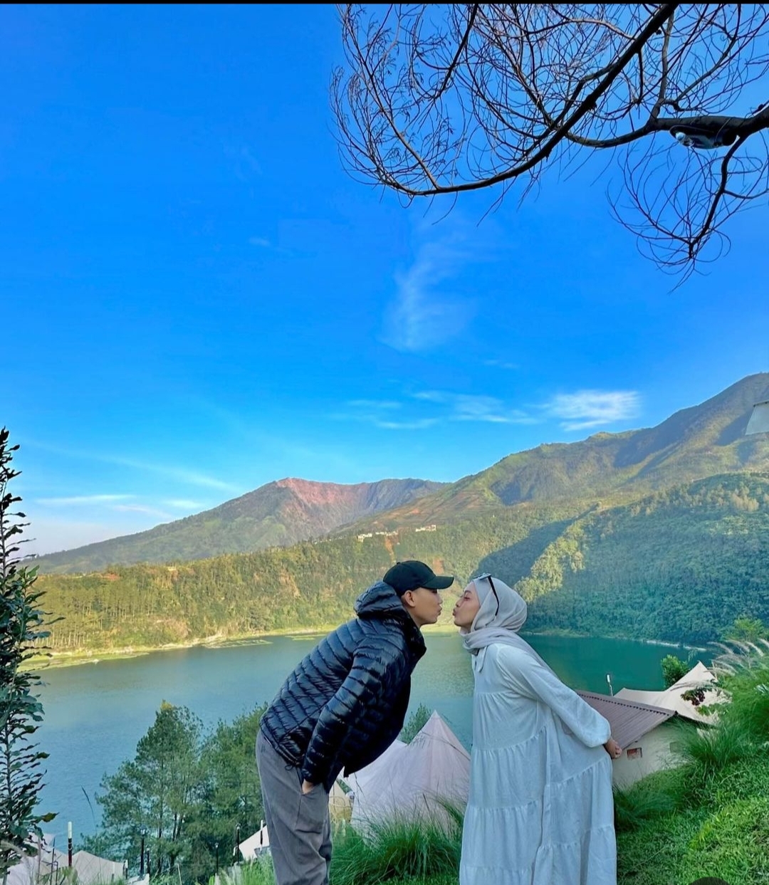 DESTINASI: Pesona glamping The Heaven Wonosobo mirip dengan Kintamani Bali berupa gunung dan danau, pantas jadi destinasi unggulan.