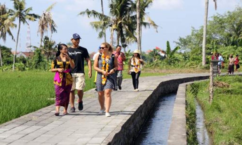 Subak Sembung di Kota Denpasar, Bali.